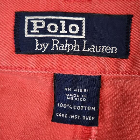 Polo Ralph Lauren Shorts Mens Size 34 Coral color (TINY FLAW)🌼 - Picture 5 of 11